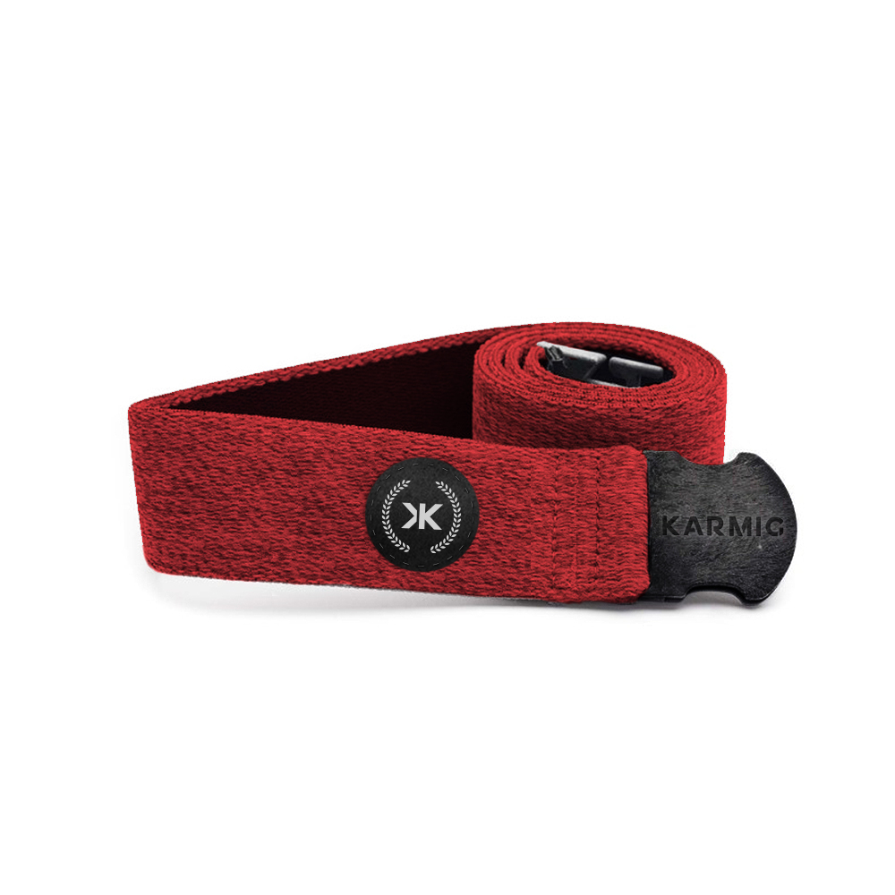 Cinturón deportivo Karmig Rojo y Negro